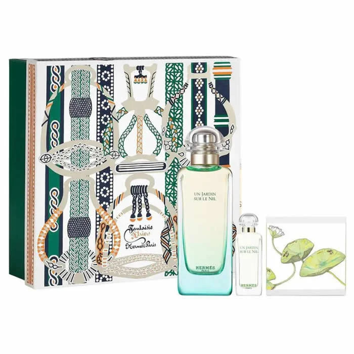 HERMÉS Hermés Un Jardin Sur Le Nil Eau De Toilette Spray 100ml Set 3 Piezas