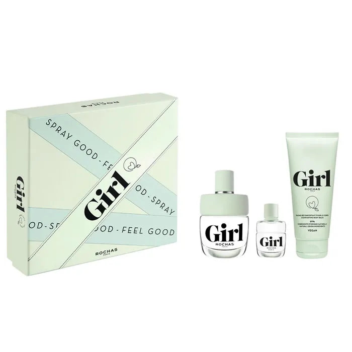 ROCHAS Rochas Girl Eau De Toilette Spray 100ml Set 3 Piezas