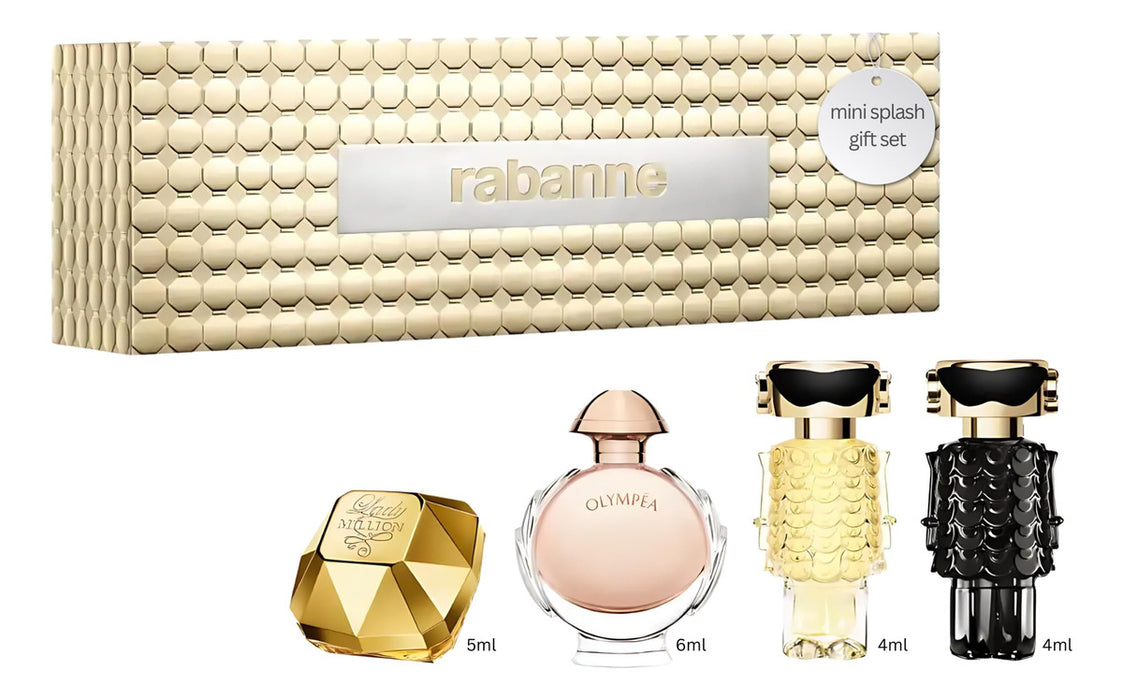 PACO RABANNE Mini Set 4 Piezas para Mujer de Paco Rabanne 5ML EDP 5ml para mujer Perfumes